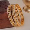 Lavanya Gold Plated Stone Bangles