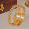 Lavanya Gold Plated Stone Bangles