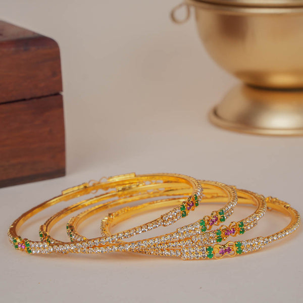Sharvani Gold Plated Bangles