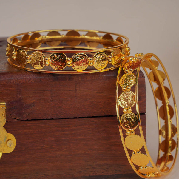 Godess Lakshmi Coin Bangles
