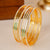Kiyana Gold Plated Bangles