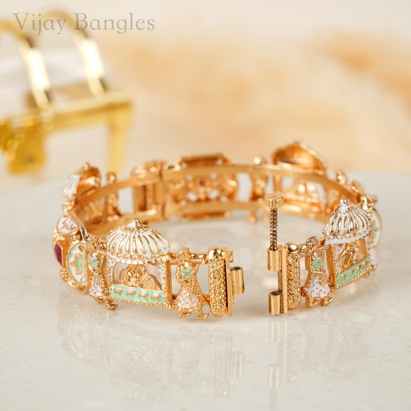 Royal Jharokha Copper Bangles