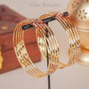 Mishika Gold Plated Bangles