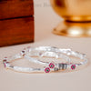 Saira Silver Plated Bangles
