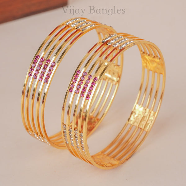 Ziyyana Gold Plated Bangles