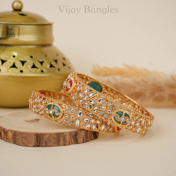 Kundan Pushpa Bangles