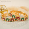 Lotus Meenakari Bangles