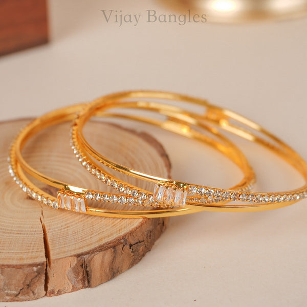 Ruhani Gold Plated Bangles