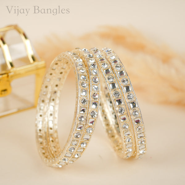 Hawamahal Kundan bangles