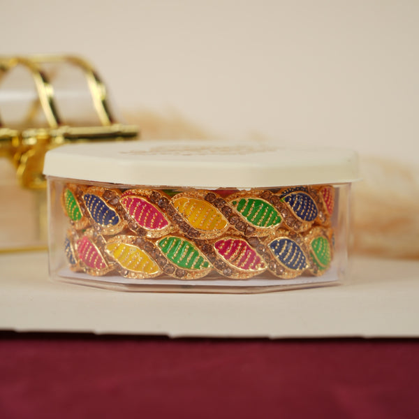 Gulabi Baag Meenakari Bangles