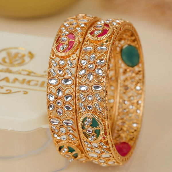 Kundan Pushpa Bangles