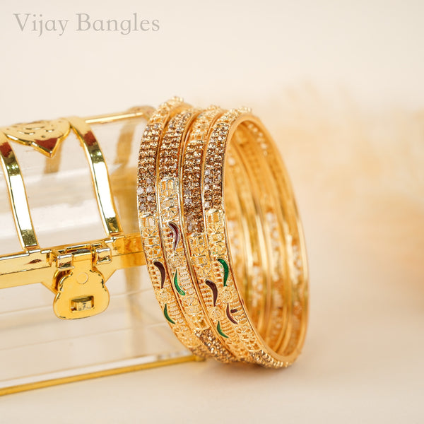 Sunehri Spark GoldPlated Bangles