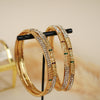 Sunheri Silver stone Bangles