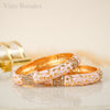 Pink Floral Celeste Enamel Bangles