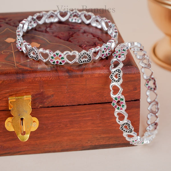 Kashvi Silver Plated Bangles