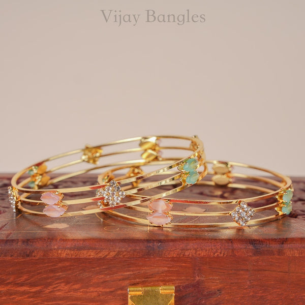 Ayaina Gold Plated Bangles