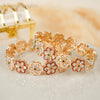 Phoolwari Meena Flower Bangles