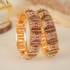 Jodha Copper Meenakari Bangles