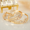Siddhi Gold Plated AD Bangles