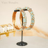 Pastel Blue Celeste Enamel Bangles