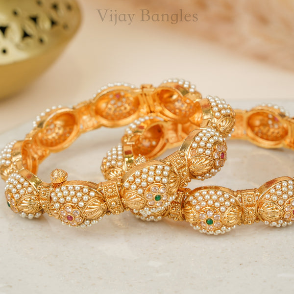 Muktamala Heritage Copper Bangles