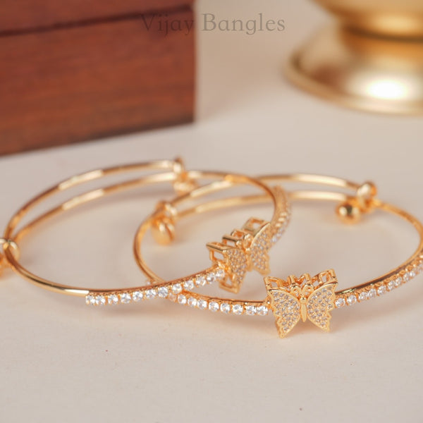Butterfly Adjustable Kadli Bangles